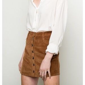 Brandy Melville Corduroy Skirt